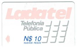 Telefonkarte Mexiko MX-M-05B "nuevos Pesos"
