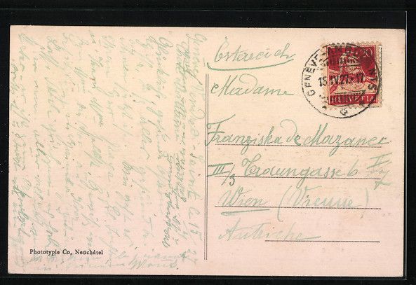 Cartes postales: AK Genéve, Monument de la Réformation – D'occasion à Berlin par bartko-reher 1