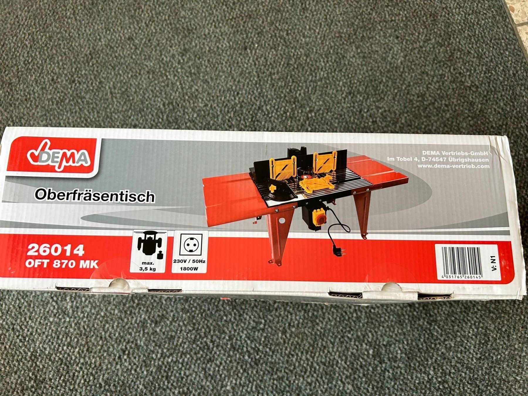 Alle Maschinen: Oberfräsentisch – Neu und originalverpackt aus Adliswil von kordun72 1