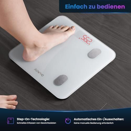 Personenwaagen: Personenwaage Digital Bluetooth Körperfe Körperfettwaage – Neu und originalverpackt aus Hundwil von Mr.Wong 2