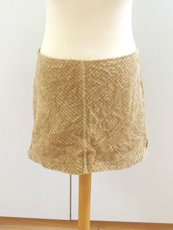 Minirock - Cord (Stretch) - braun - Grösse 40