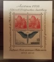 476) 1938 Aarauer Block mit Abart postfrisch Kt 90.-++