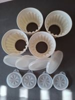 4 fast neue Tupperware-Karamellköpfli-Förmchen
