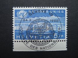 1960 ONU Nr. 33 mit ET-Vollstempel