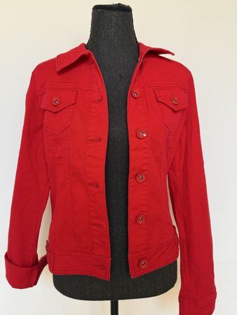 Elastische Jeansjacke