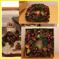 Déco/Geschenk/Mitbrinsel/Tisch mit Kerze od.Wandd.+ zur Türd