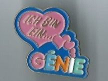 Plaketten & Abzeichen: Ich bin ein Génie PIN – Gebraucht aus Zürich von t24_de