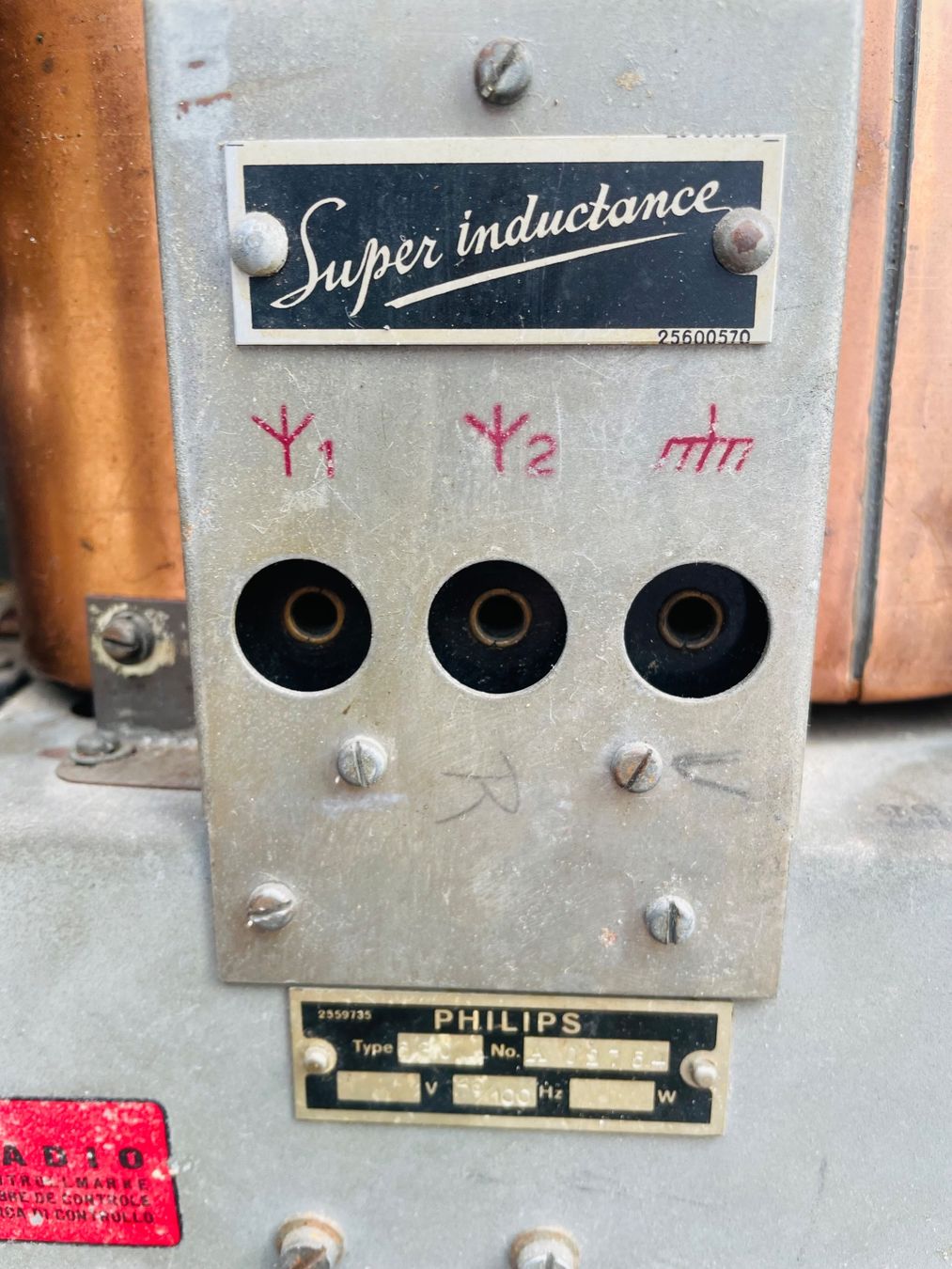Philips Radio: Philips 630A Super Inductance 1932 – Usato da Moudon venduto da Mathor 3