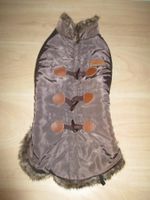 HUNDE WINTERMANTEL VON CROCI BRAUN RÜCKENLÄNGE 35CM NEU