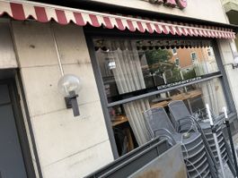 Markise für den Außenbereich in gutem Zustand