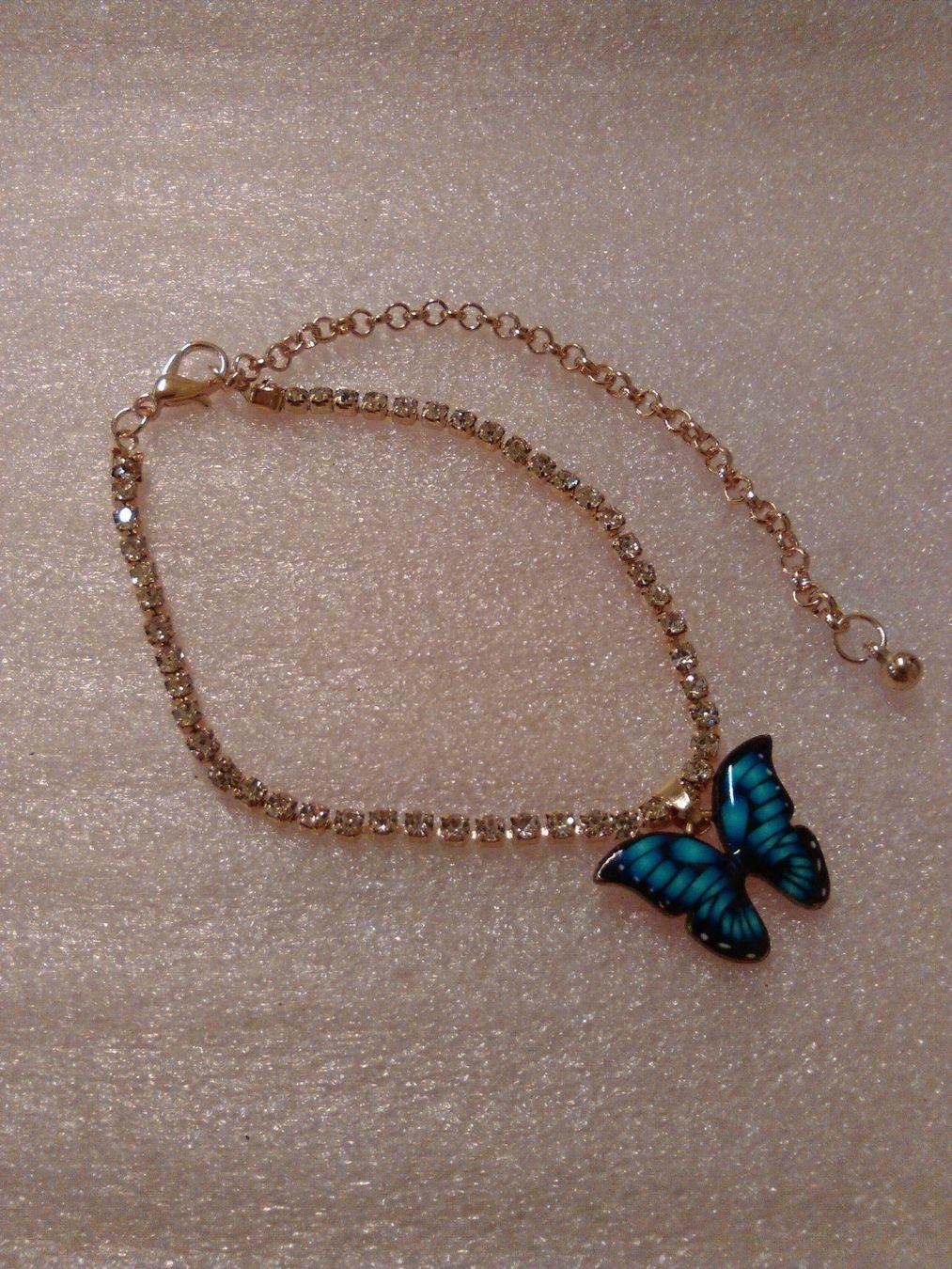 Catenine: FUSSKETTEN MODESCHMUCK MIT ECHT KRISTALL – Nuovo (secondo la descrizione) da Basel venduto da bijoutrie_4 7