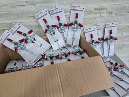 48x Rasensprinkler 3-Arm Kreisregner Gartensprenger Metall
