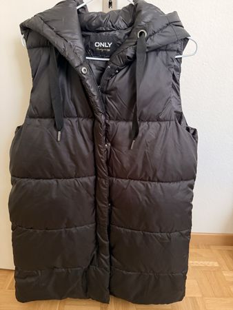 Only Weste mit Kapuze 