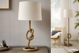 TISCHLEUCHTE Stehlampe Seas Tau Lampe Maritim NEU SOFORT