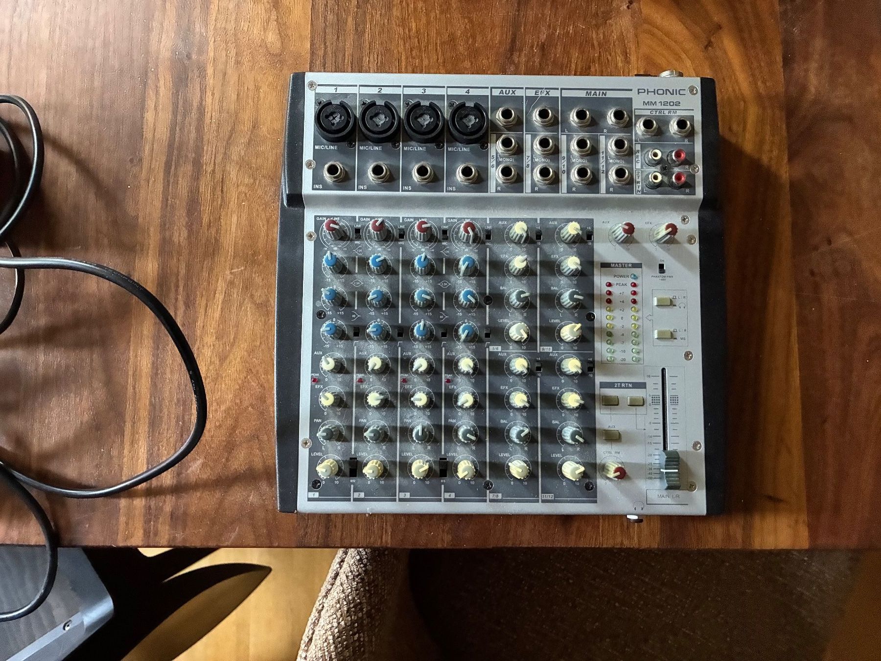 Phonic Console di mixaggio: Mischpult Phonic MM1202 gebraucht – Usato da Zürich venduto da Kingcaruso