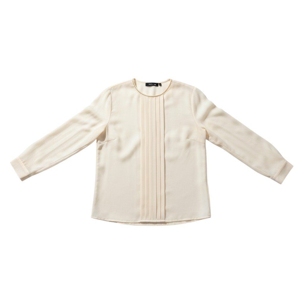 Tommy Hilfiger Camicette: Seidenbluse - Ivory Grösse : 40 / 42 – Nuovo (secondo la descrizione) da Meilen venduto da MaisonSelect