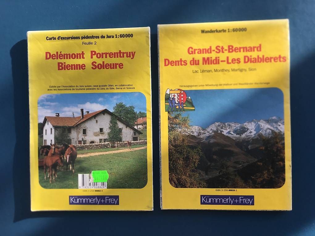 Cartine & Atlanti: Wanderkarten 1:60'000.- – Usato da Möriken AG venduto da Doris5103 2