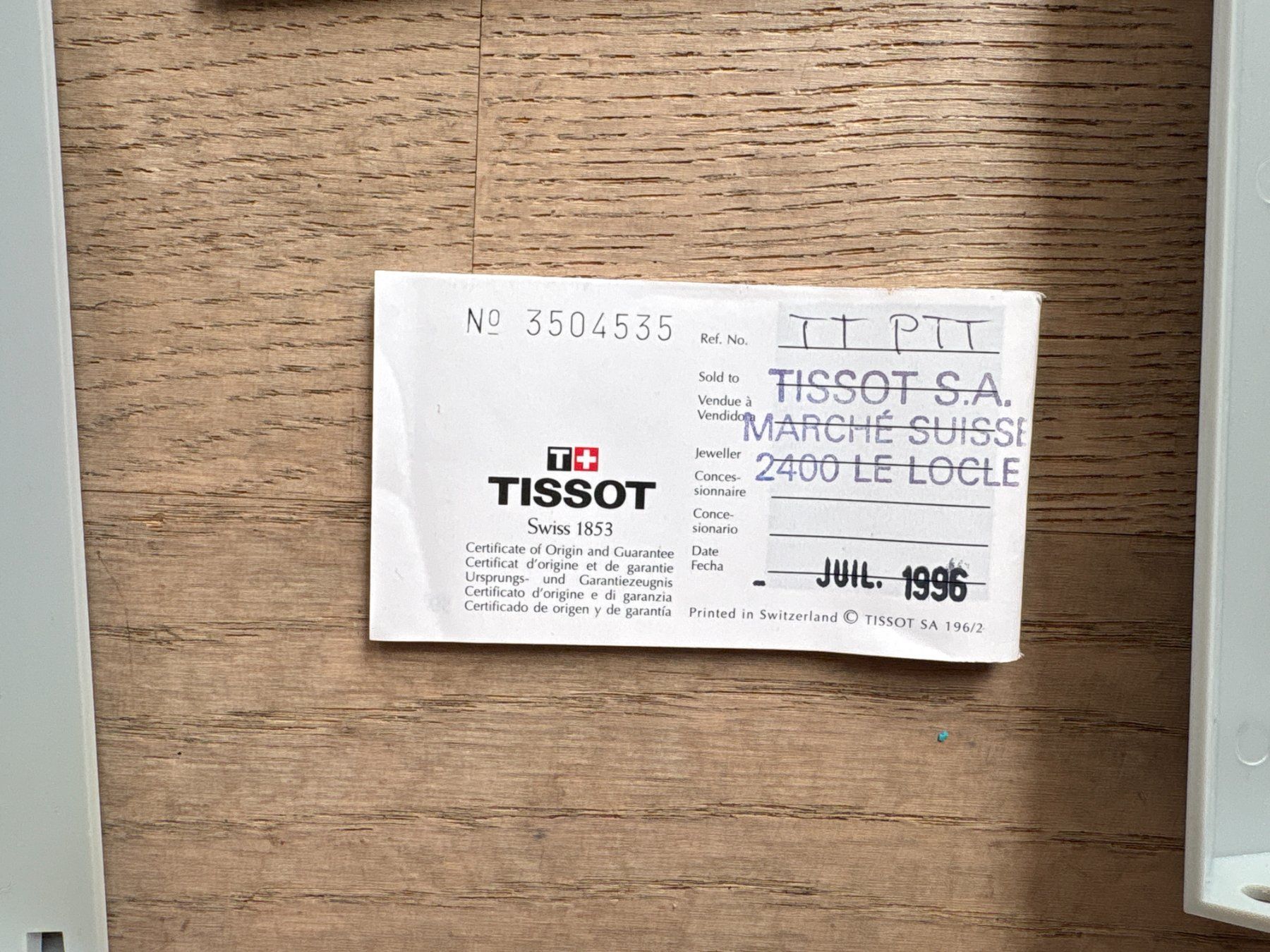 Tissot Uhren: Tissot Two Timer | Helvetia | Full Set – Gebraucht aus Elgg von Jo_Naj 6