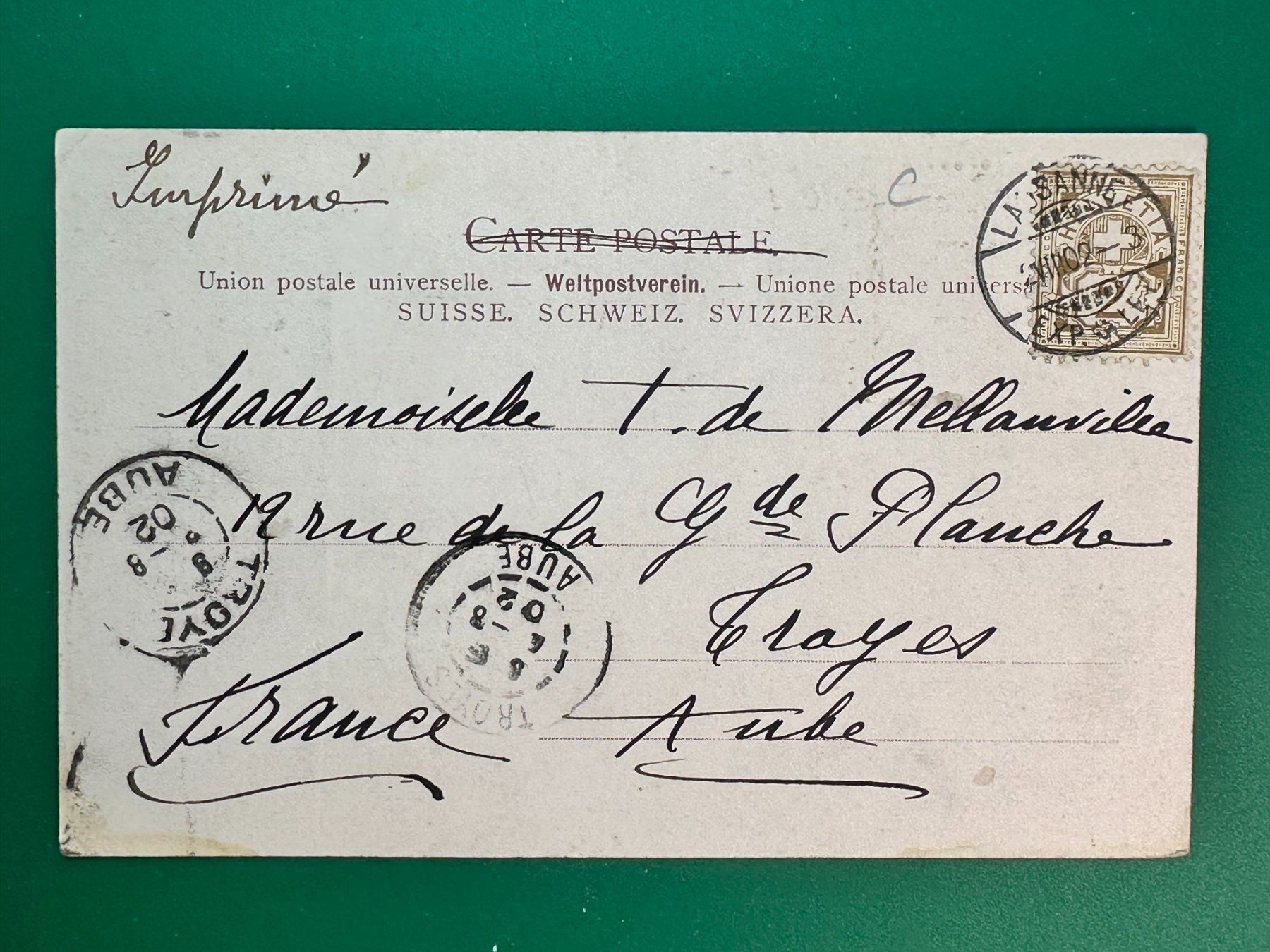 Cartoline postali: Lausanne - La Cité - 1902 – Usato da Steg VS venduto da _vinci_ 1