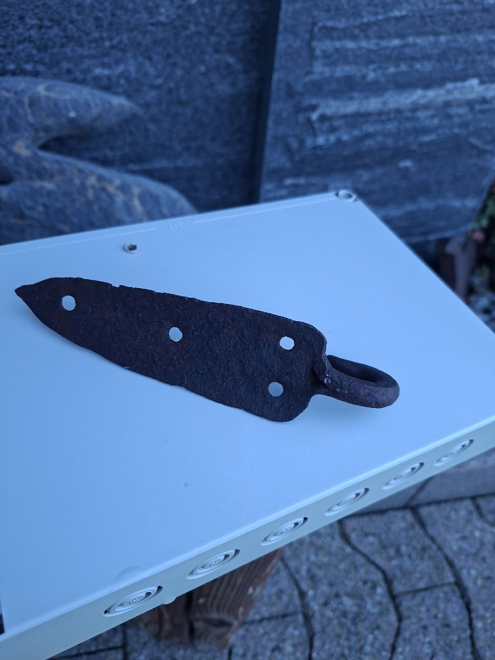Ferramenta: Antiker Garderoben Hacken handgeschmiedet – Usato da Ganterschwil venduto da HeidiuPeter 3