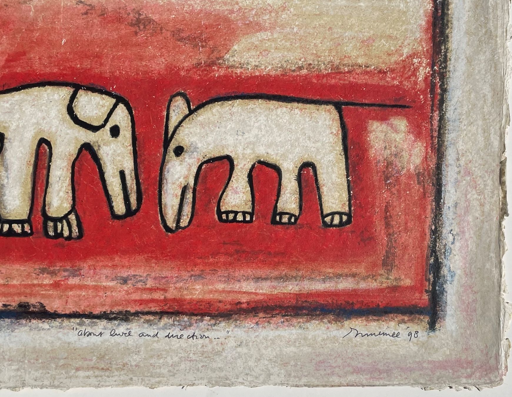 Gemälde: HANS INNEMEE (1951) Lithographie Handsigniert – Gebraucht aus Basel von PAUL_ART 5