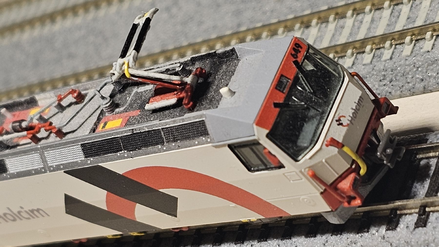 Kato 7074064 RhB Ge 4/4-II 649 Holcim Digital Top selten so
