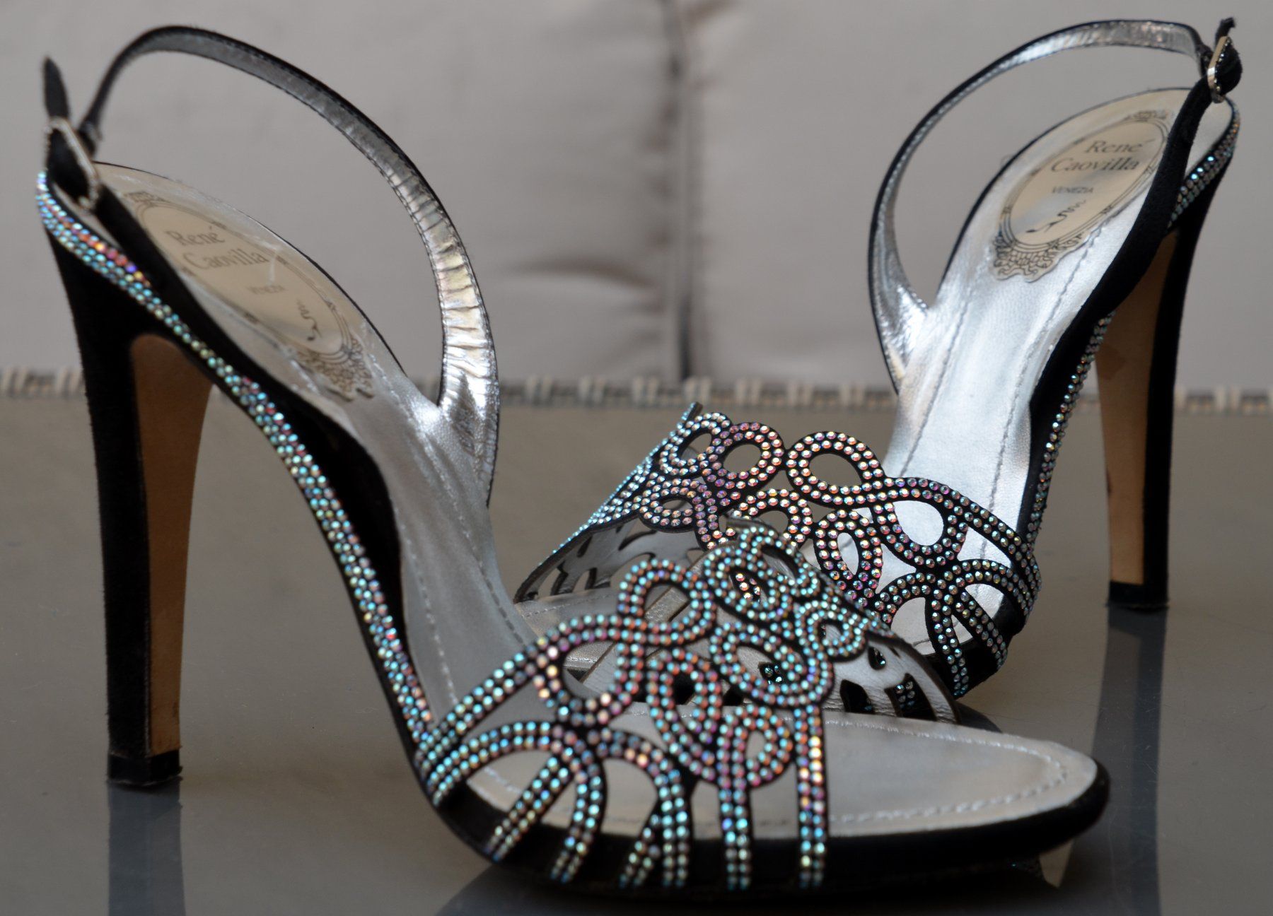 René Caovilla Scarpe da donna: Rene Caovilla Sandalen / sandales .38 – Usato da Collonges venduto da arashee 2