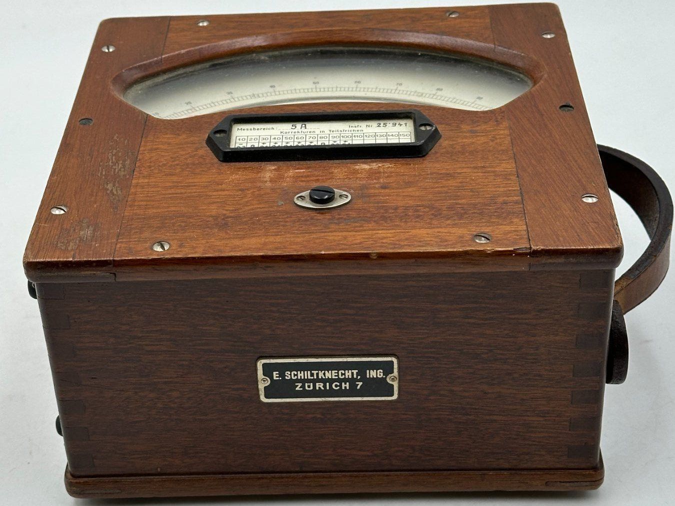 Misurare: Messgerät ca.1966 NORMA, E. Schiltknecht Zürich Ampèremeter – Usato da Luzern venduto da Lager6640 7