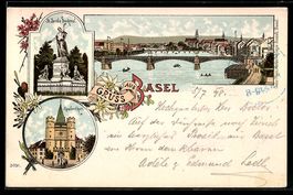 Litho Basel, Spalenthor, St. Jacobs Denk