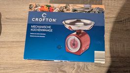 Crofton Küchenwaage, mechanisch, rot, neu OVP, Vintage Look