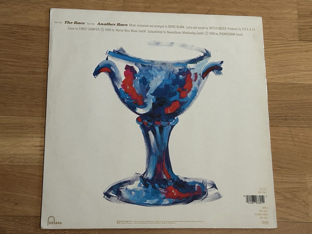 Dischi in vinile: YELLO. 1988. The Race – Usato da Faulensee venduto da Mizuno06 1