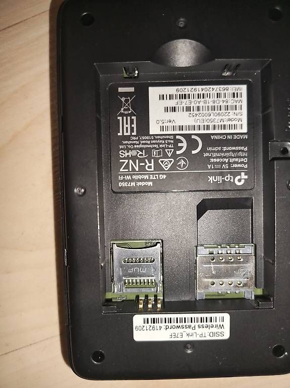 Modem & Router: TP-Link M7350 Mobiler 4G LTE WLAN Router Pocket Router – Usato da Hettlingen venduto da London1982 1