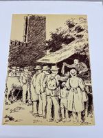 PAUL GMÜNDER LITHOGRAPHIE KÜNSTLERPROBE