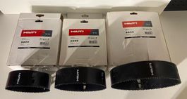 3 Scies Cloches/Lochsägen Hilti Bimétal Multicut 210/168/140