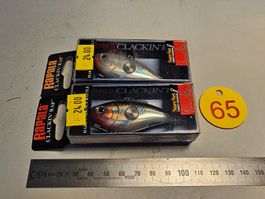 2x Rapala Clackin' Rap Wobbler neu & OVP 6cm 13g Egli