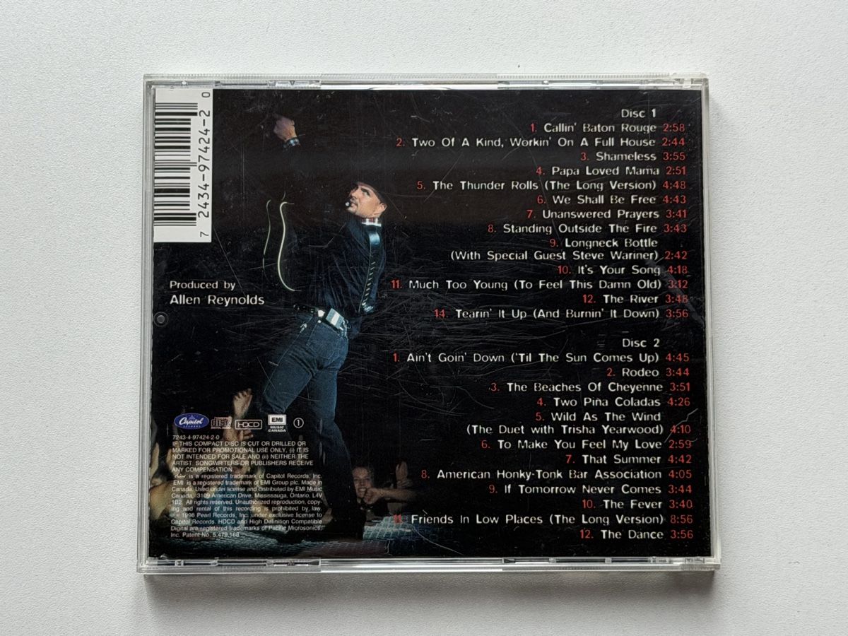 CDs: Garth Brooks - Double Live - 2 CD Set - Limited Edition! – Gebraucht aus Bad Zurzach von Cookie_0619 1