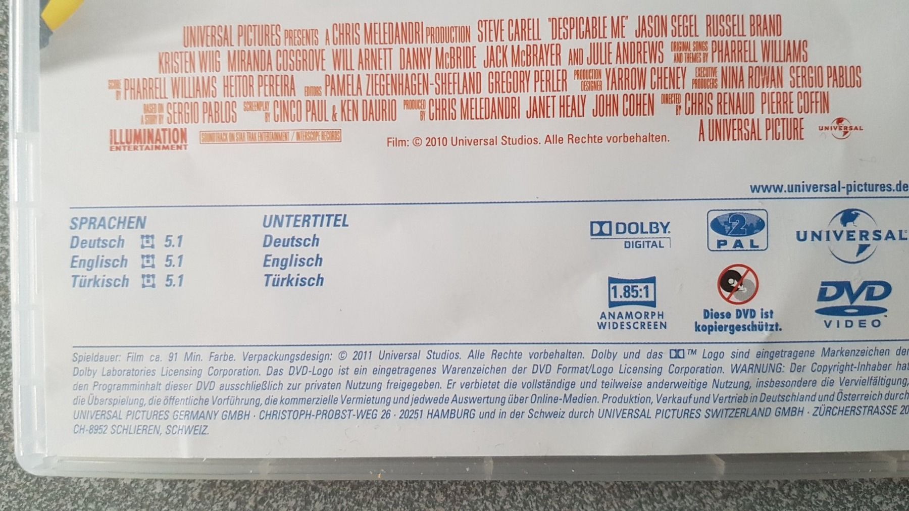 Tutti i DVDs: DVD Ich einfach unverbesserlich – Usato da Oetwil am See venduto da fineli2 1