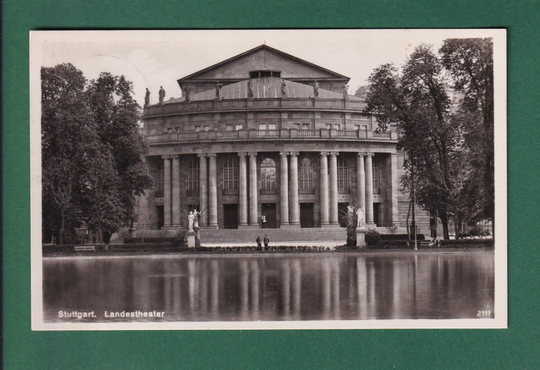 Cartoline postali: STUTTGART - Landestheater - 1932 – Usato da Pully venduto da nicecards-shop