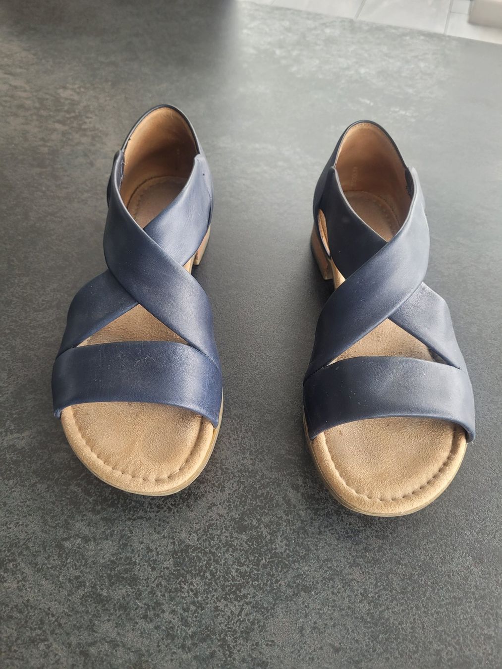 Gabor Scarpe da donna: Gabor Sandale Casual blau – Usato da Seengen venduto da JolNied