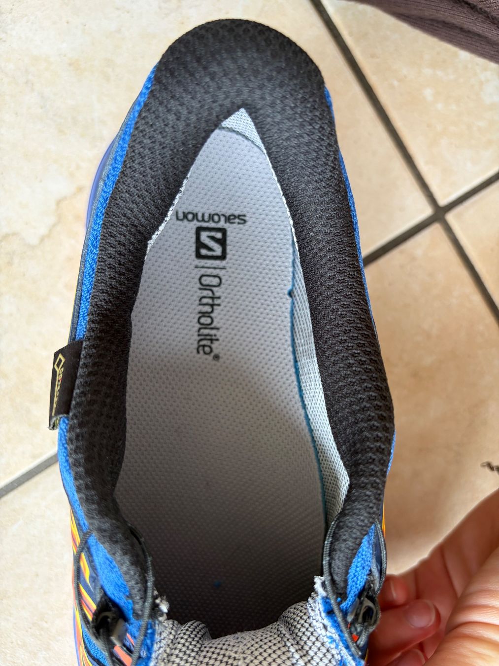 Salomon Scarpe da uomo: Salomon Trekkingschuhe/Wanderschuhe blau Grösse 42 – Usato da Brüttisellen venduto da Fabiii.st 5