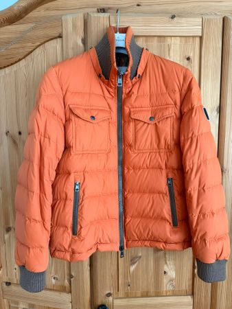 HERREN DAUNENJACKE MONCLER ORANGE GRÖSSE 3 (50)