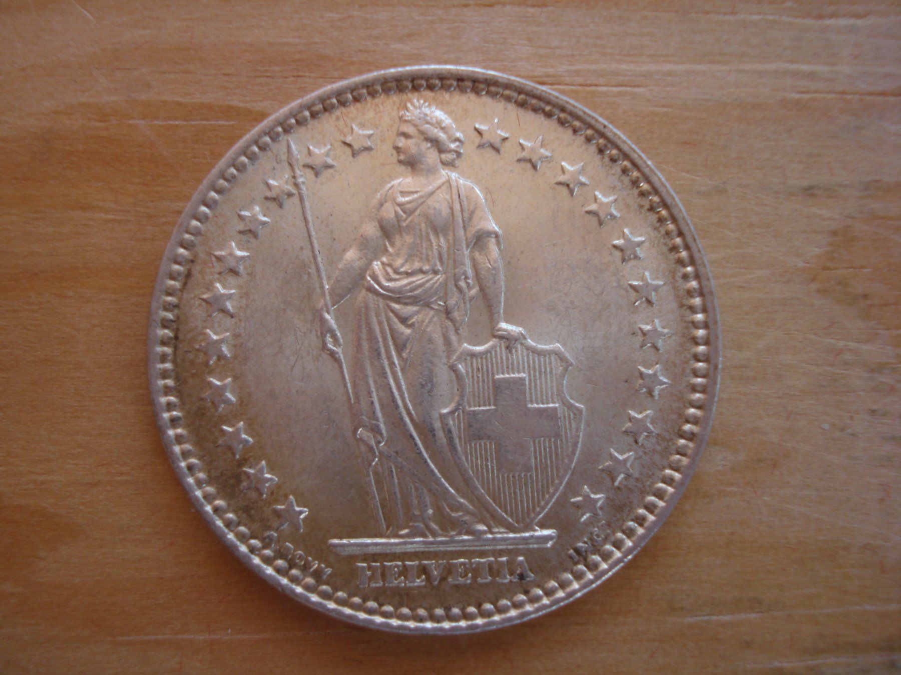 Tutti le monete: (C1) 2 Franken 1937 STGL- – Usato da Erlach venduto da Net-Coins 1