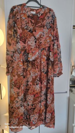 Darling Harbour Kleid, Grösse 42, Herbstliches Muster🍁