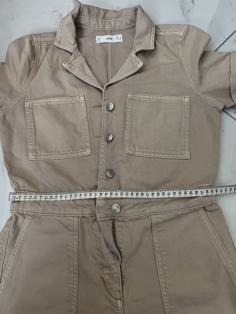 Tute: Combishort Jumpsuit S Beige Jeans  – Usato da COLOGNY venduto da fleurdelys84 2
