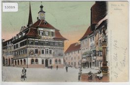 Stein a. Rhein - Rathaus - Litho