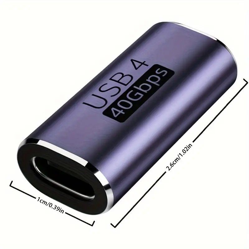 Laufwerke & Adapter: USB-C Adapter Typ C Buchse auf Buchse Extender Unterstützung – Neu und originalverpackt aus Aesch BL von Elektronik_Laden 1