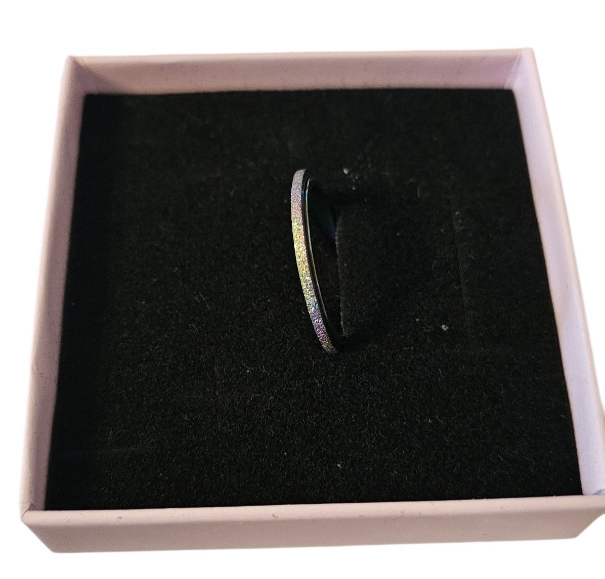 Anelli: Drehring mit Glitzer, Grösse 56 -57 Wunderschön! – Nuovo e nell'imballaggio originale da Langenthal venduto da SecondChanceShop 1