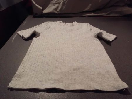 T-Shirt Grösse 134/140, H&M, grau/Streifen