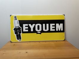 Eyouem Zündkerzen Emailschild Original
