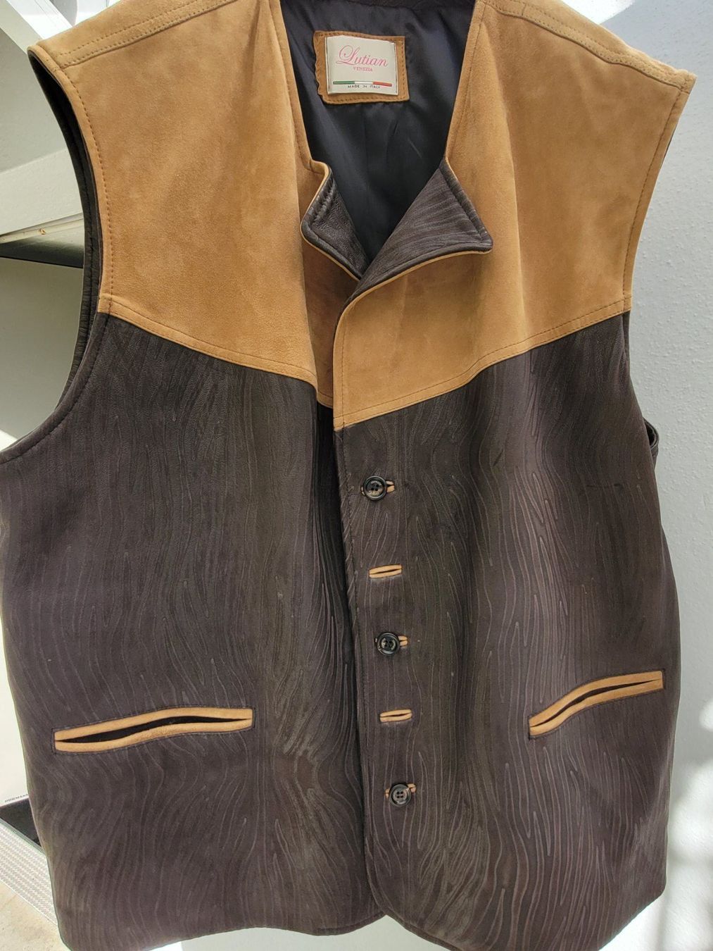 Gilets & Westen: Leder-Gilett – Neu (gemäss Beschreibung) aus Balsthal von Marche 4